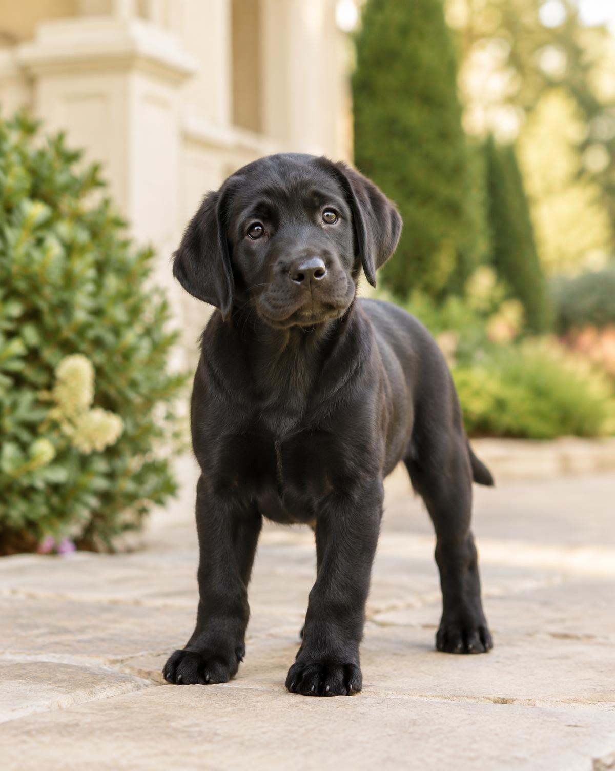 Labrador Retriever puppy — temporary illustrative image